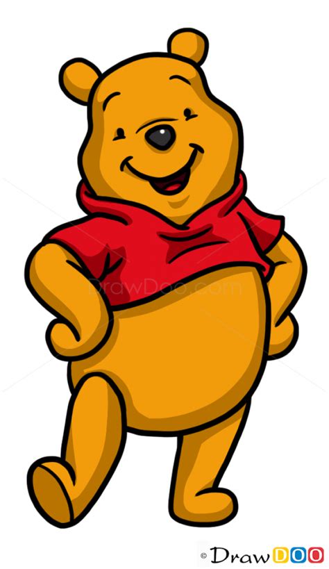How To Draw Winnie The Pooh Cartoon Characters Winnie The Pooh