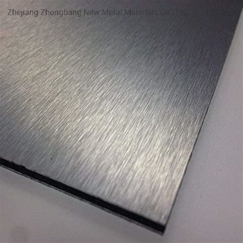 Silver Brushed Aluminum Sheet Aluminum Laminate 4ft X 8ft Alucoone