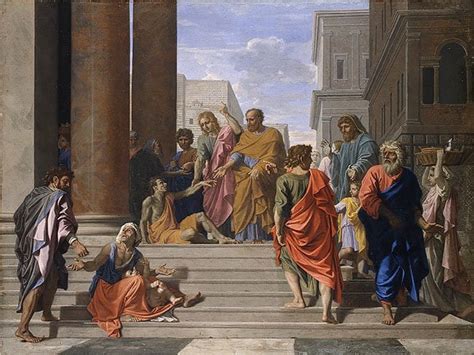 Peter Heals A Lame Beggar At The Temple Acts 31 310 Bible Blender