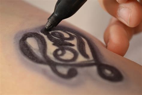 How To Make A Fake Tattoo With A Sharpie Tattoos Are A Lifelong Commitment So If You Are