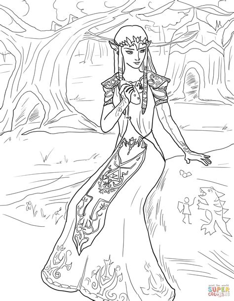 Feel free to print and color from the best 37+ princess zelda coloring pages at getcolorings.com. iColor "Princesses" Legend of zelda twilight | Princess ...