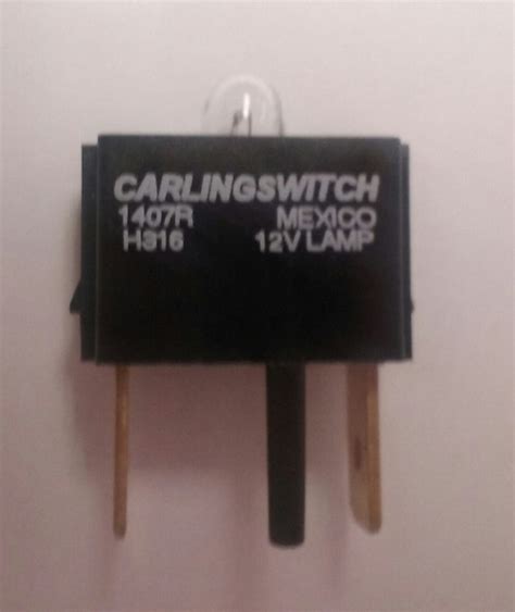 H316 Carling V Series Incandescent Indicator Light Lamp Module 12 Volt