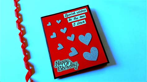 Handmade Birthday Card For Boyfriend Birthday Card Idea Complete