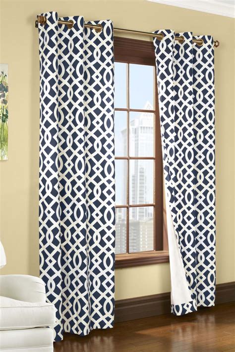 Adorn Your Interior With White Patterned Curtains Homesfeed
