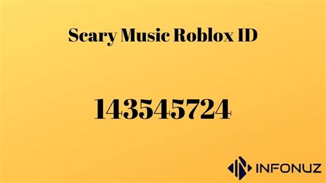 Scary Music Roblox Id Infonuz