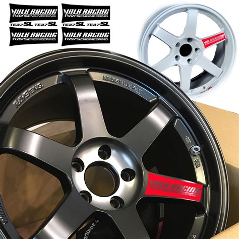 Volk Racing Rays Engineering Te 37 Super Lap Sl Mags Decals Rim