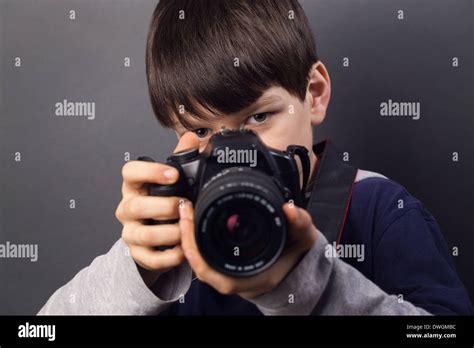 Young Boy Dslr Camera Hi Res Stock Photography And Images Alamy