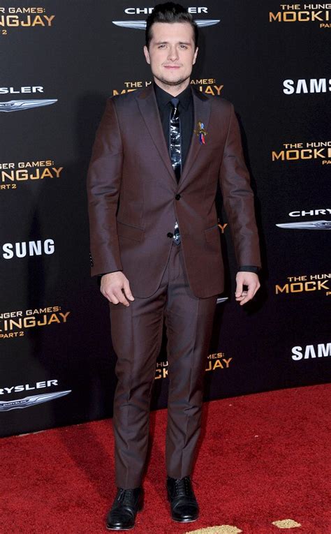 Josh Hutcherson From The Hunger Games Mockingjay Part 2 Premieres E