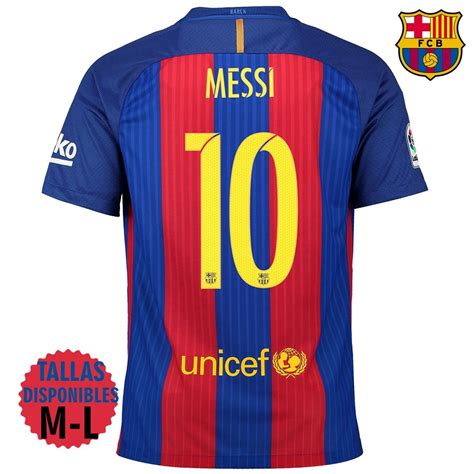 Camiseta Nike Fc Barcelona 201617 Messi 10 100 Originales S 299