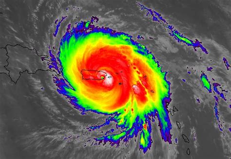 Hurricane Maria Sweeps Across Puerto Rico With Destructive Winds And