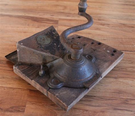 Antique Wall Mounted Parker Coffee Grinder Antiques Coffee Grinder