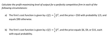 How to calculate the operating profit margin. Solved: Calculate The Profit-maximizing Level Of Output Fo ...