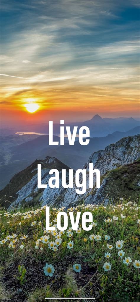 Live Laugh Love Iphone Wallpaper Lockscreen Art Art Background