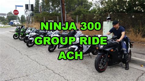 Shopping for parts find parts for your ride: Ninja 300 Group Ride - Part 1 - YouTube