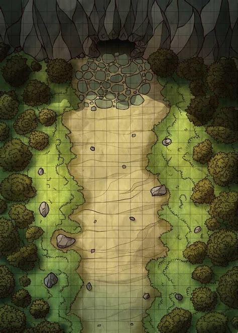 Goblin Cave Map 5e Bandit Cave Map Battlemaps Dungeon Maps Fantasy