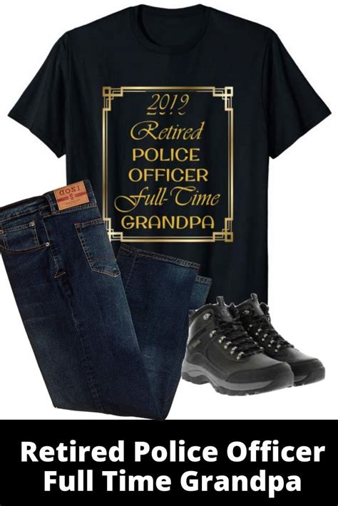 The props define a great party. Retired Police Officer Full Time Grandpa | Police officer ...