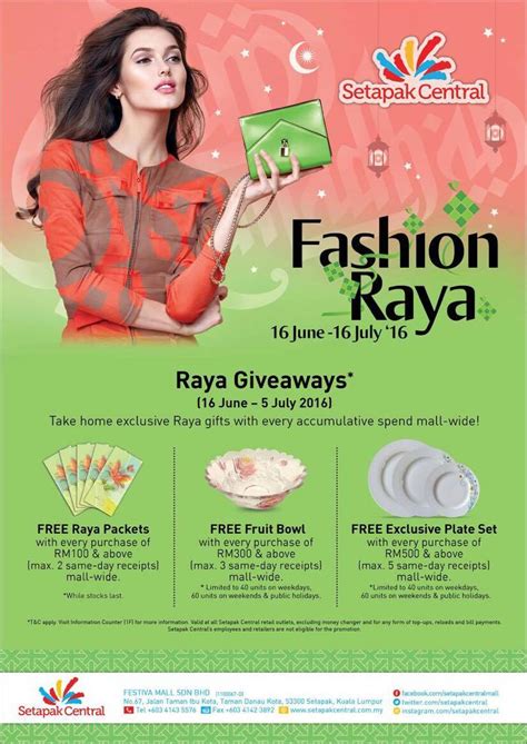 Setapak central (formerly known as kl festival city) is strategically located along jalan genting klang, with a total retail space of 490,000 sq ft, and the latest shopping sensation in the northern front of kuala lumpur. Kemeriahan "Fashion Raya"di Setapak Central Mall