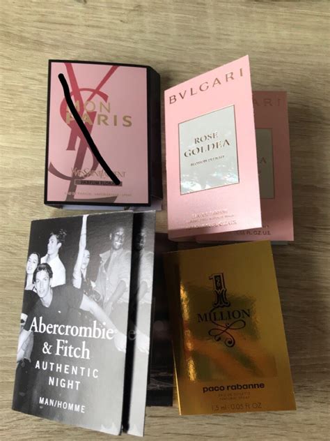 Bvlgari Abercombie Fitch Paco Rabanne Sample Vial Perfume Beauty Personal Care Fragrance