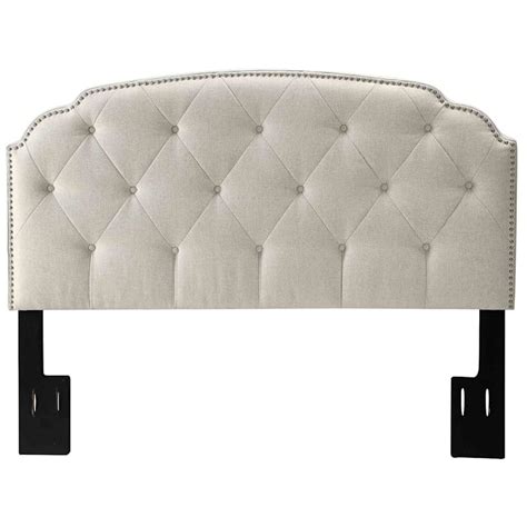Kendall Tufted Ivory Fullqueen Headboard At Home