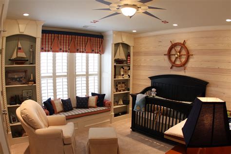There are some other styles mixed in but mainly everything is towards the nautical style. Oars in Nurseries and Children's Rooms