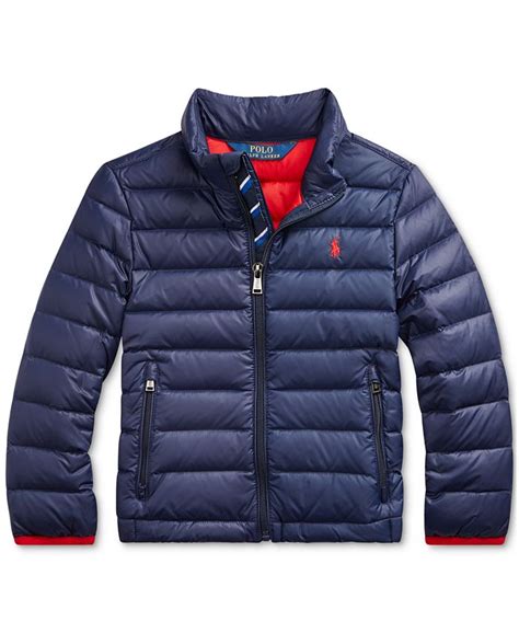 Polo Ralph Lauren Toddler Boys Packable Quilted Down Jacket Macys