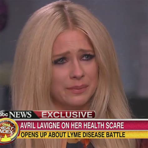 Avril Lavigne Breaks Down As She Discusses Lyme Disease ‘this Is My Second Shot At Life