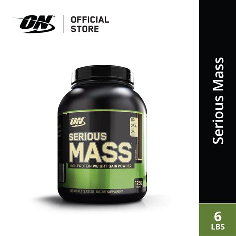 Optimum Nutrition Serious Mass Gainer Protein 6 Lbs