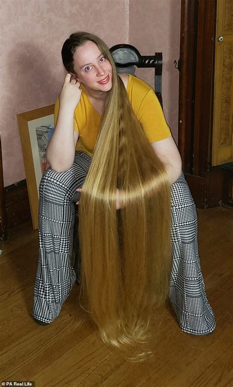 Real Life Rapunzel Who Has Hair Down Her Ankles Reveals She Is A Hit With Hair Fetishists