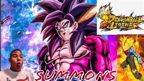 Dragon Ball Legends Multi Sparking Ssj4 Goku Summons Youtube