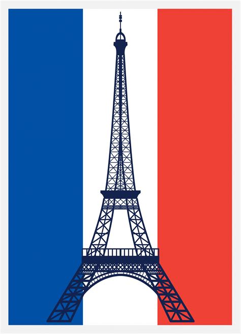 Torre Eiffel De Bandera Francesa Stock De Foto Gratis Public Domain