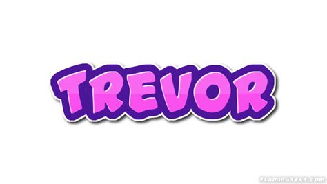 Trevor Logo Herramienta De Diseño De Nombres Gratis De Flaming Text