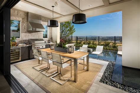 Toll Brothers The Serrano Luxury Outdoor Living Space Dream Kitchen