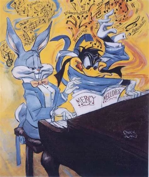 Warner Brothers Chuck Jones Limited Edition Canvas Daffybugs Mercy
