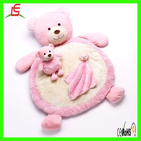 You may not use this work for commercial purposes. Le C1626 Pink Stuffed Teddy Bear Kids Bed,Baby Mat Plush ...