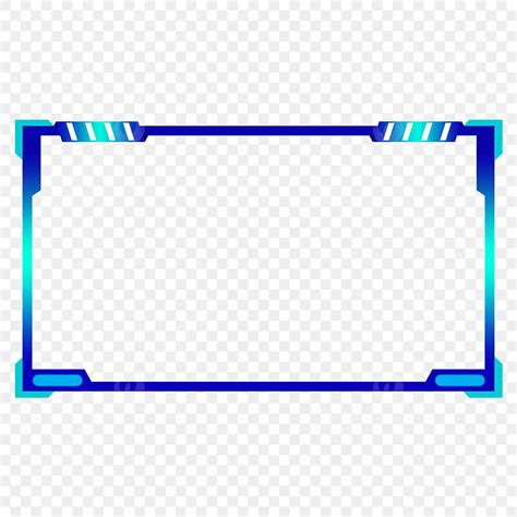 Blue Smiley Face Clipart Vector Blue Cyan Twitch Screen Overlay Face