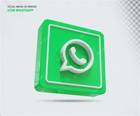 Premium Psd Whatsapp Icon Concept 3d Rendering