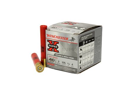 Winchester 410 Gauge 3 Inch 1116 Oz 4 Shot Super X 25box