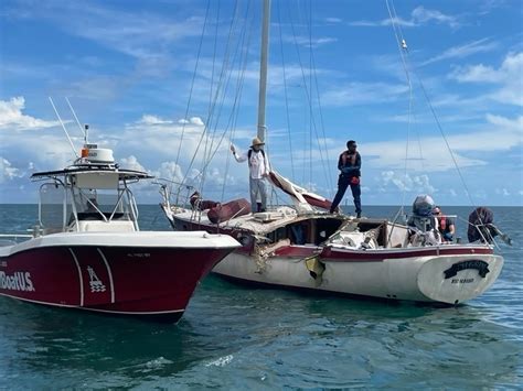 Dvids Images Coast Guard Agencies Assist Injured Boater After Boat