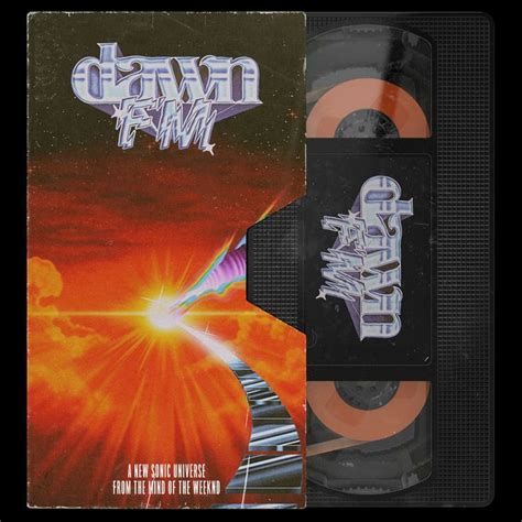 The Weeknd Dawn Fm Vhs Album Cover Art Poster Artwork Rap Album Covers