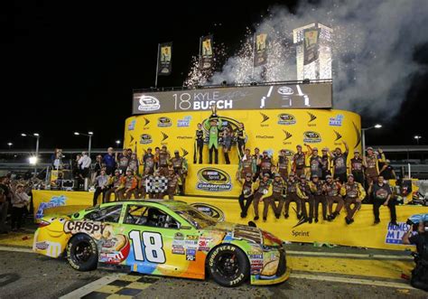 The end has arrived for the 2018 monster energy nascar cup series playoff. Via Nascar and champ Busch, Toyota targeted red, white and ...