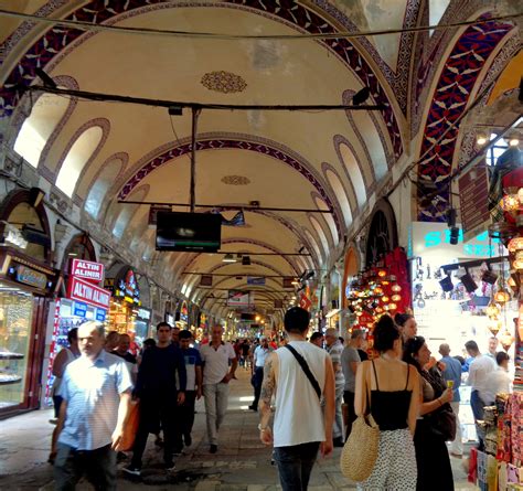The Grand Bazaar Istanbul Formerly Known As Byzantium And