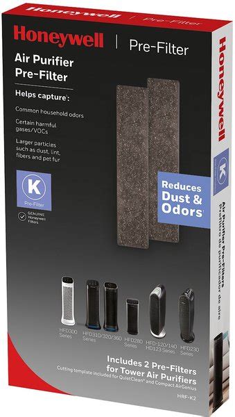 Honeywell Household Odor And Voc Reducing K Type Air Purifier Pre Filter