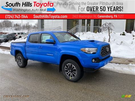 2021 Toyota Tacoma Trd Sport Double Cab 4x4 In Voodoo Blue 390705