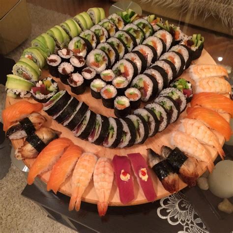 Homemade Sushi Plate I Made With My So Rfood