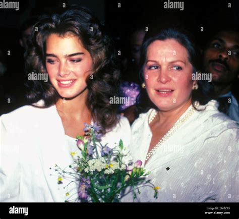 Brooke With Mom Teri Shields 1980s Photo By Adam Scull