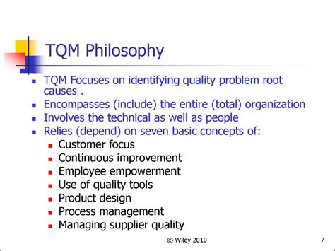 Total Quality Management Chapter 4 презентация онлайн