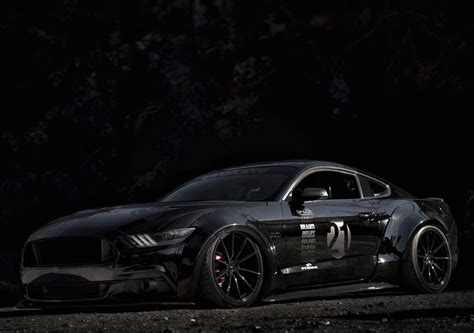 Black Ford Mustang S550 Gt Modified Modifiedx