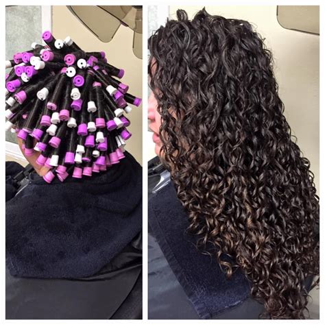Beautiful Perm Showing The Wrap Long Hair Perm Permed Hairstyles
