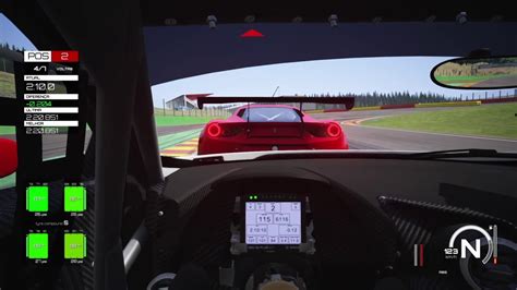 Audi R Lms Race Spa Laps Race Setup Youtube