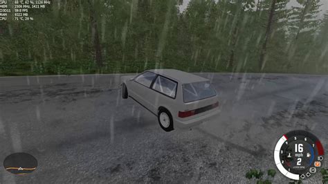 Beamngdrive Hirochi Raceway Rain Youtube